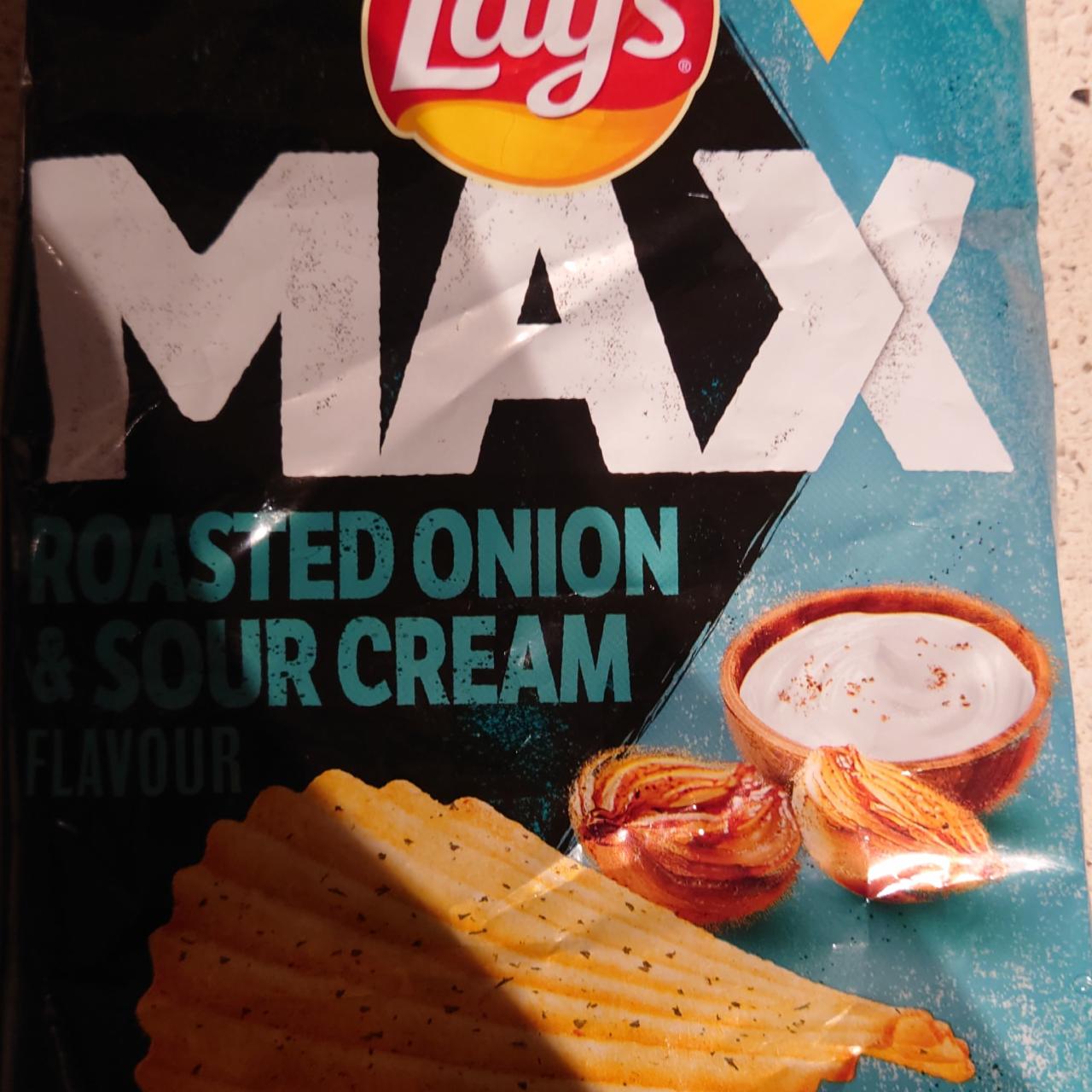 Zdjęcia - Max roasted onion sour cream Lay's