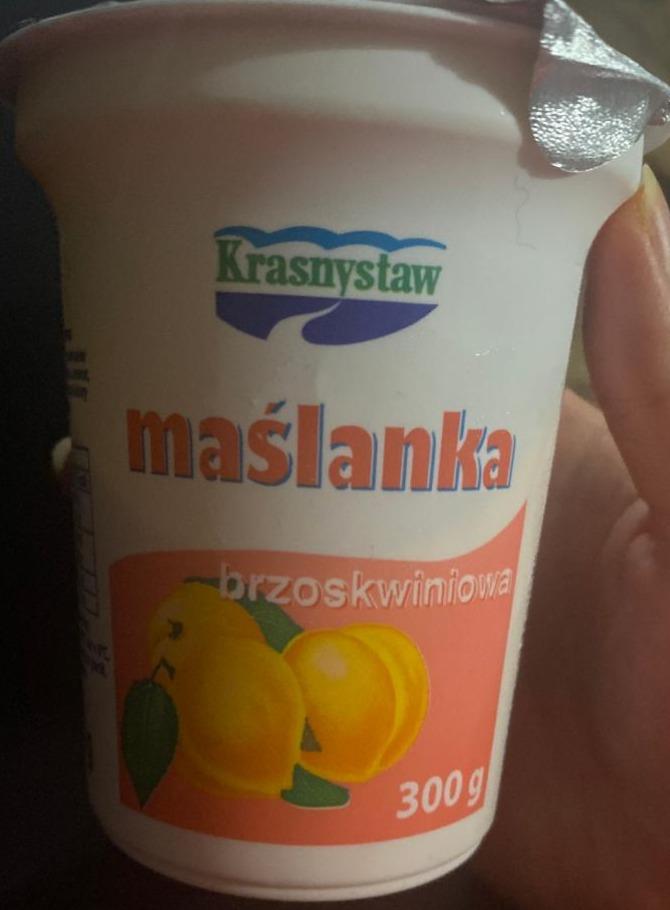 Zdjęcia - Krasnystaw Maślanka brzoskwiniowa 300 g