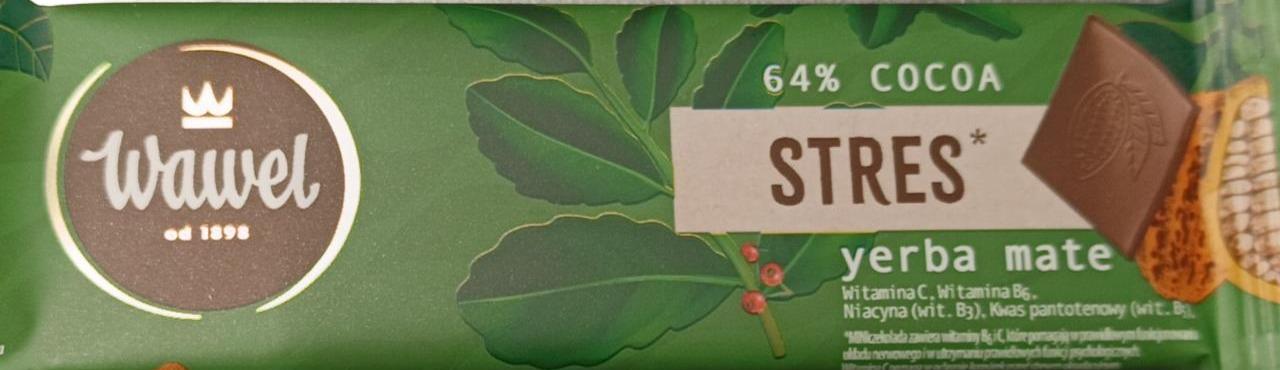 Zdjęcia - Stres yerba mate 64% cocoa Wawel