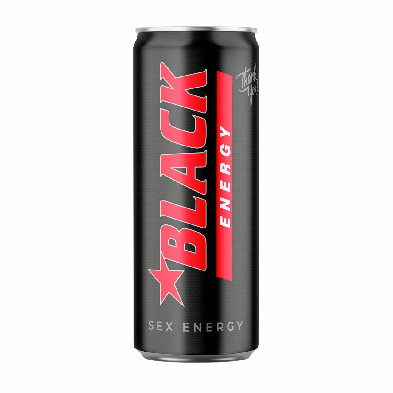 Zdjęcia - Sex energy gazowany napój energetyzujący 250 ml Black Energy