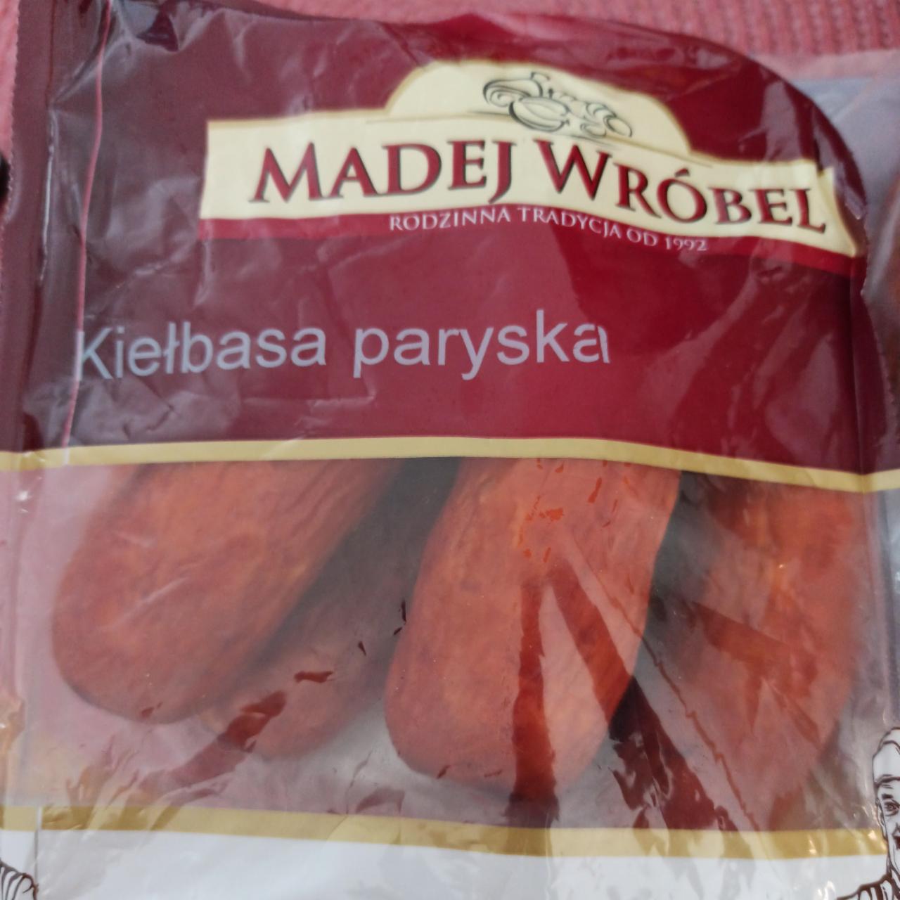 Zdjęcia - Kiełbasa paryska Madej Wróbel