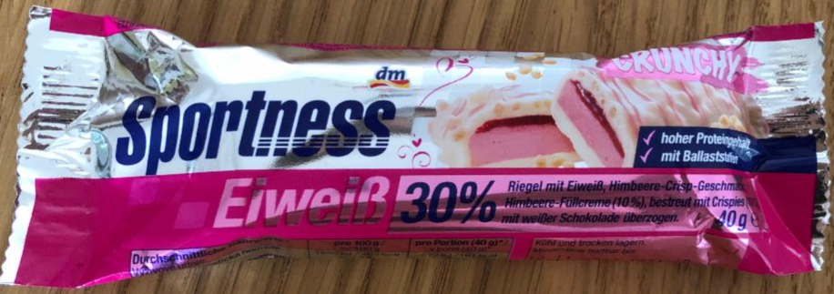 Zdjęcia - Eiweiß Riegel 30% Himbeere Crisp Sportness