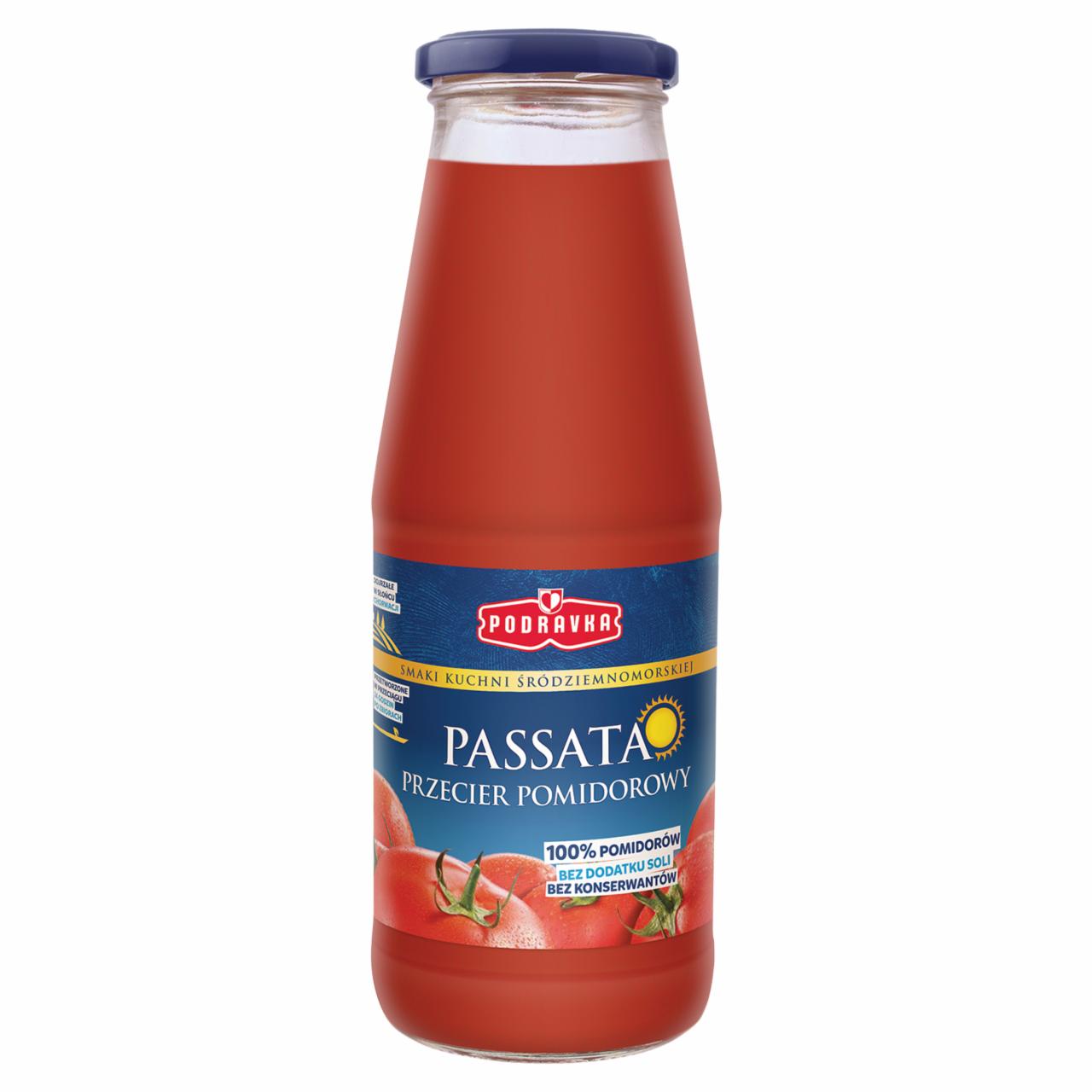 Zdjęcia - Podravka Passata przecier pomidorowy 680 g