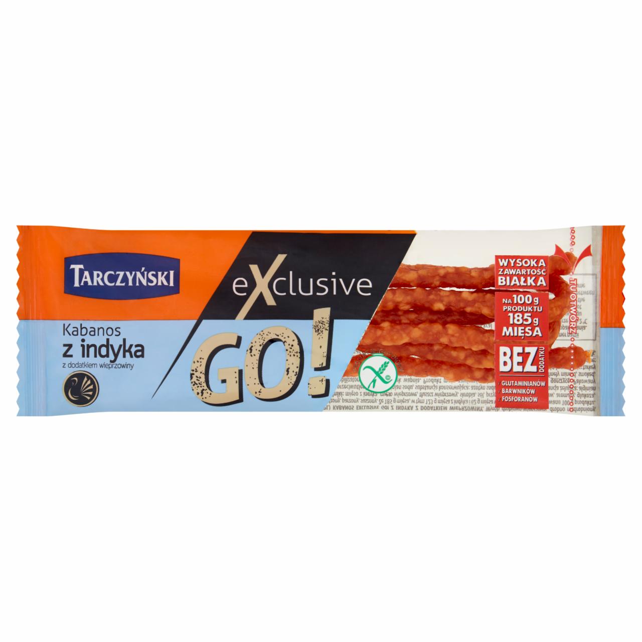 Zdjęcia - Tarczyński Kabanos Exclusive Go! z indyka z dodatkiem wieprzowiny 40 g