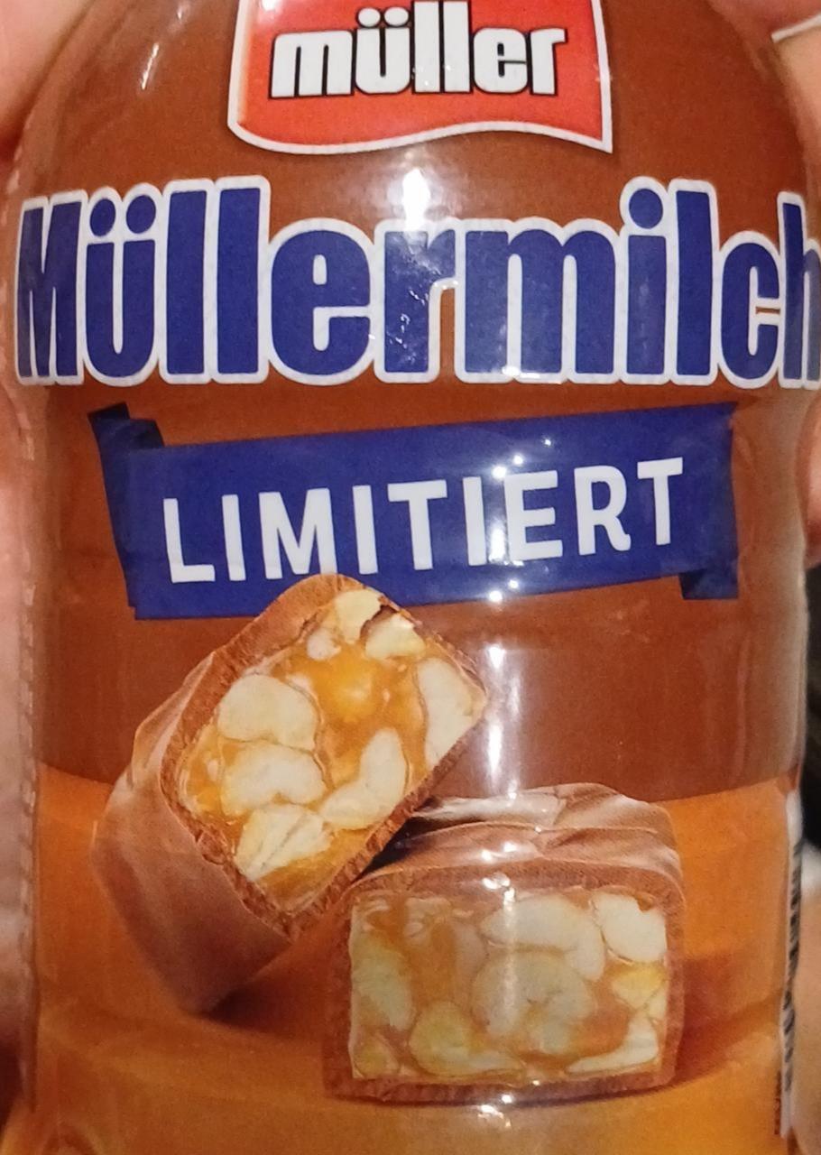 Zdjęcia - Müllermilch limitier typ choco peanut caramal Müller