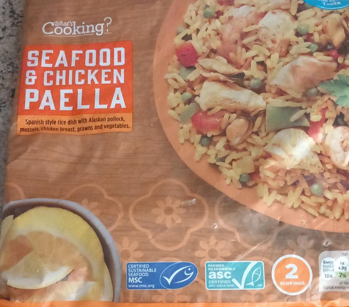 Zdjęcia - Seafood & chicken paella What's cooking