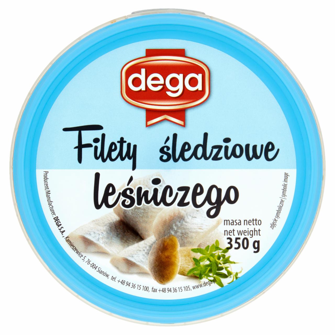 Zdjęcia - Dega Filety śledziowe leśniczego 350 g