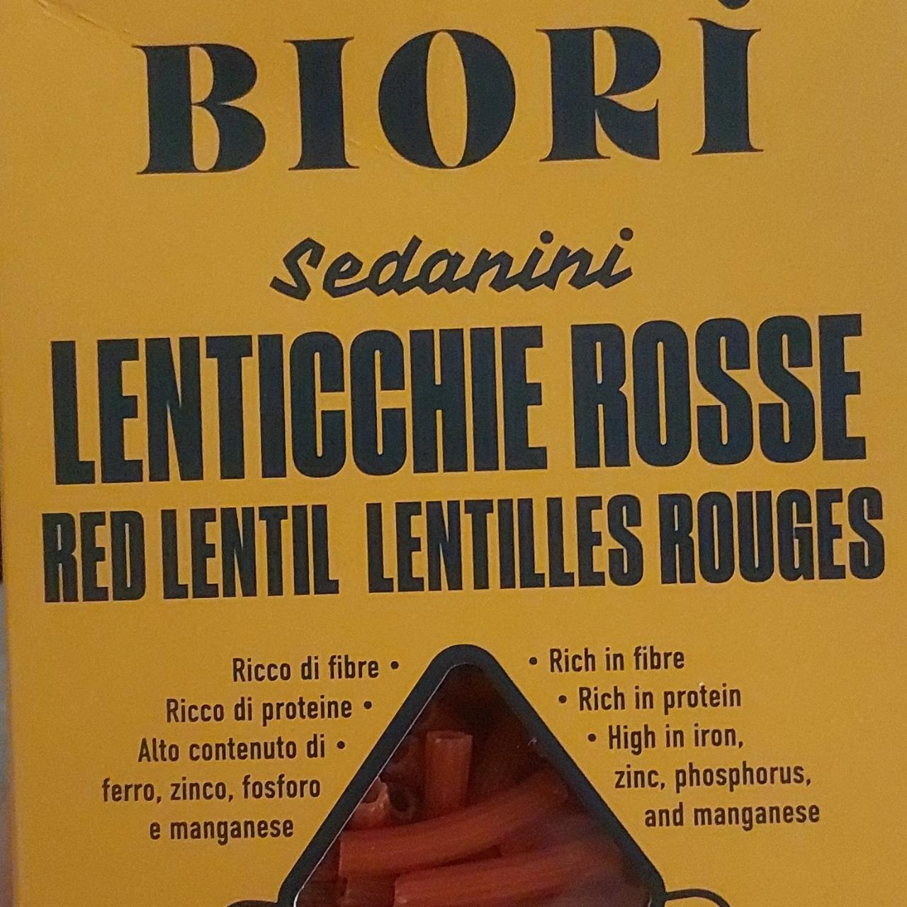 Zdjęcia - Sedanini lenticchie rosse Biori