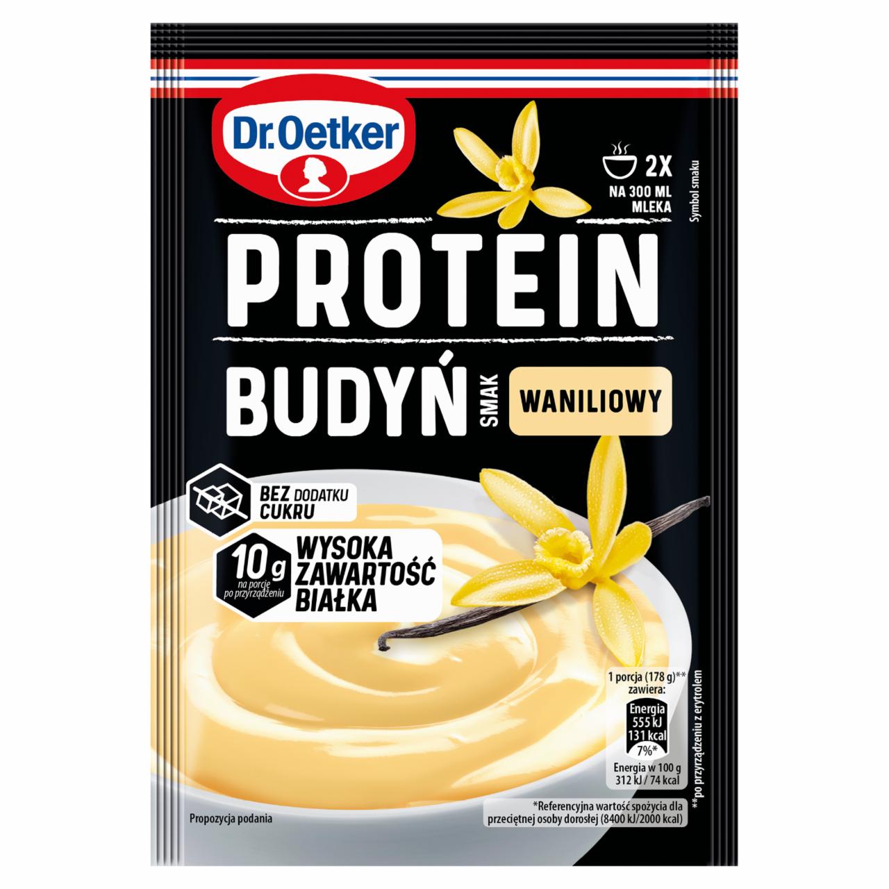 Zdjęcia - Dr. Oetker Protein Budyń smak waniliowy 30 g