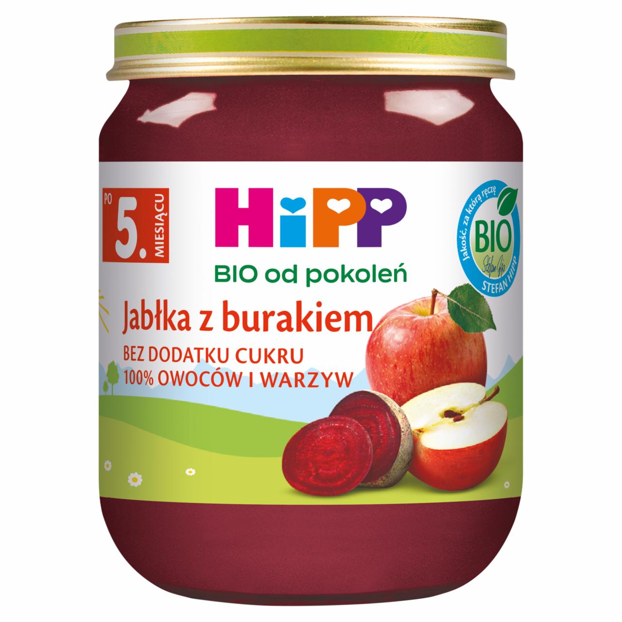 Zdjęcia - HiPP BIO Jabłka z burakiem po 5. miesiącu 125 g