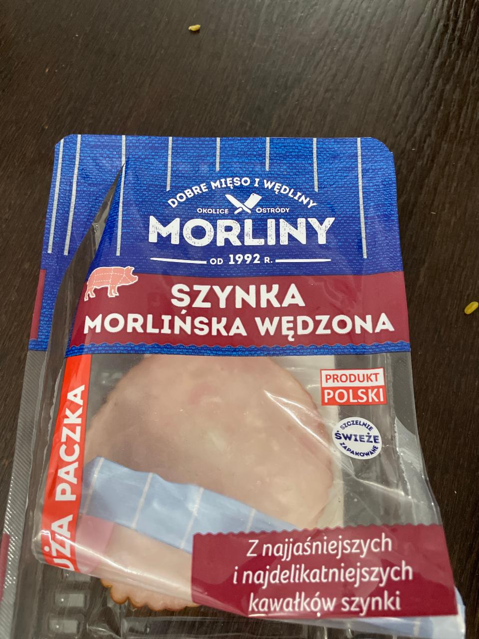 Zdjęcia - Morliny Szynka morlińska wędzona 100 g