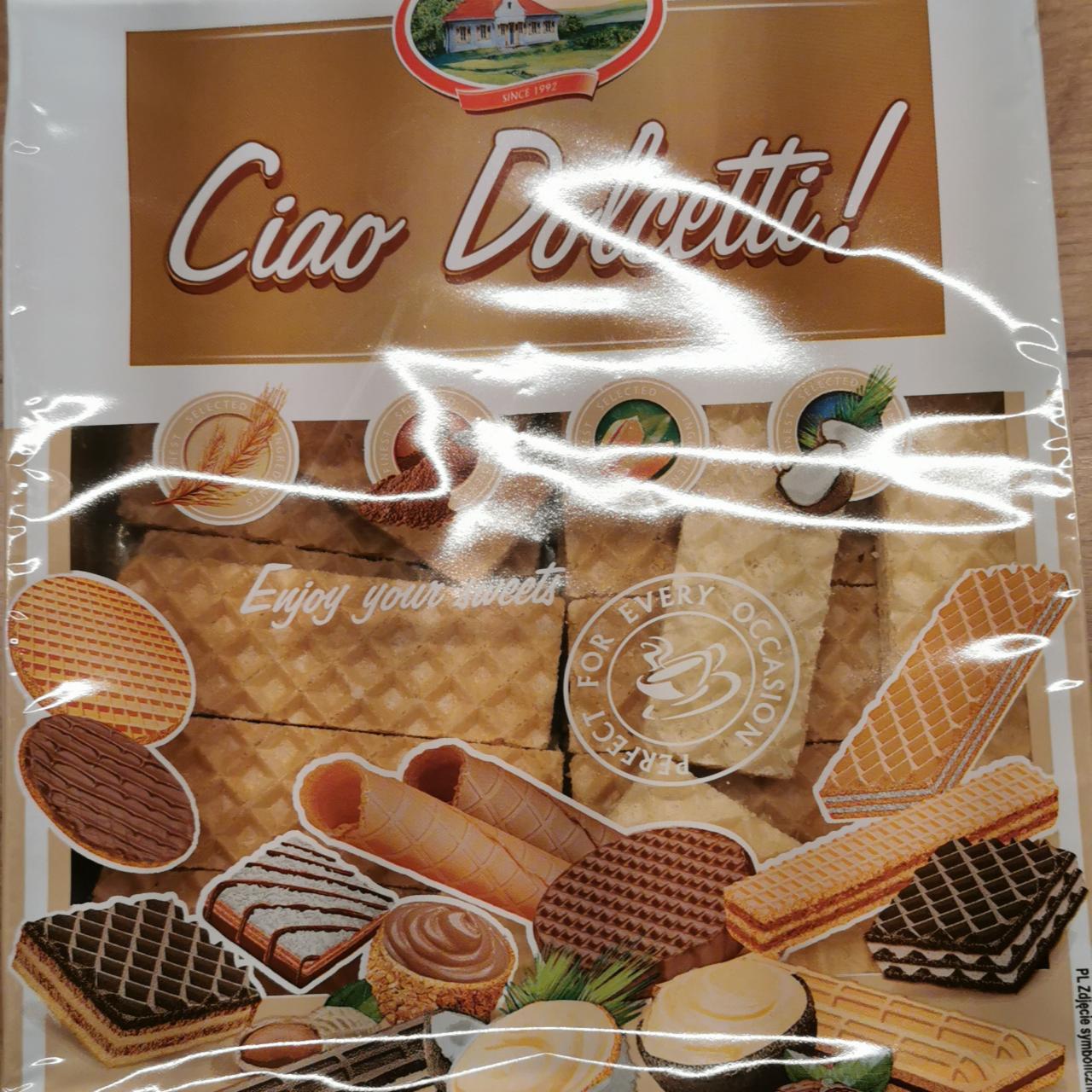 Zdjęcia - Wafle z kremem śmietankowe Ciao Dolcetti