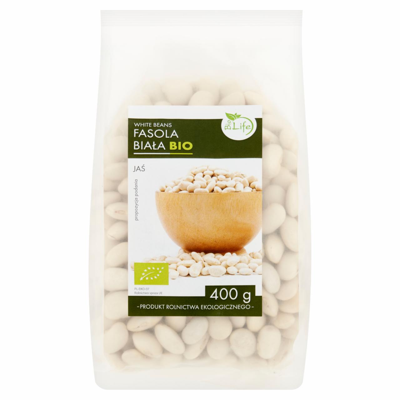 Zdjęcia - BioLife Fasola biała bio Jaś 400 g