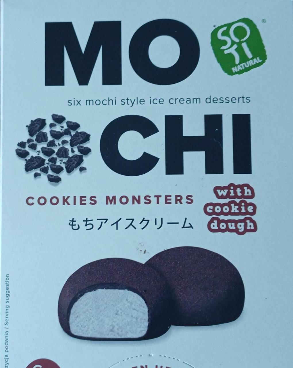 Zdjęcia - Mochi cookies monsters with cookie dough SOTI NATURAL