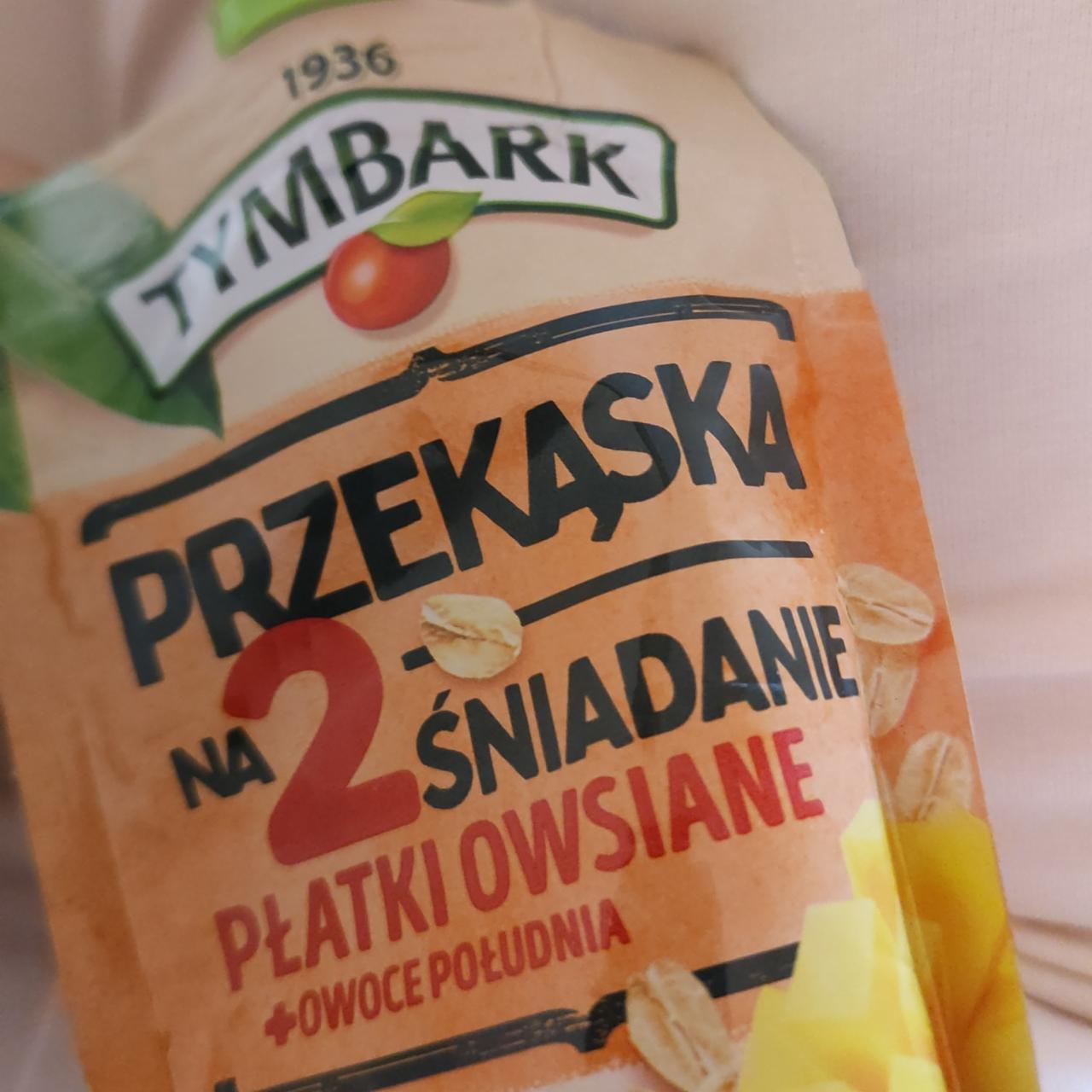 Zdjęcia - Przekąska na 2 śniadanie płatki owsiane i owoce południa TYMBARK