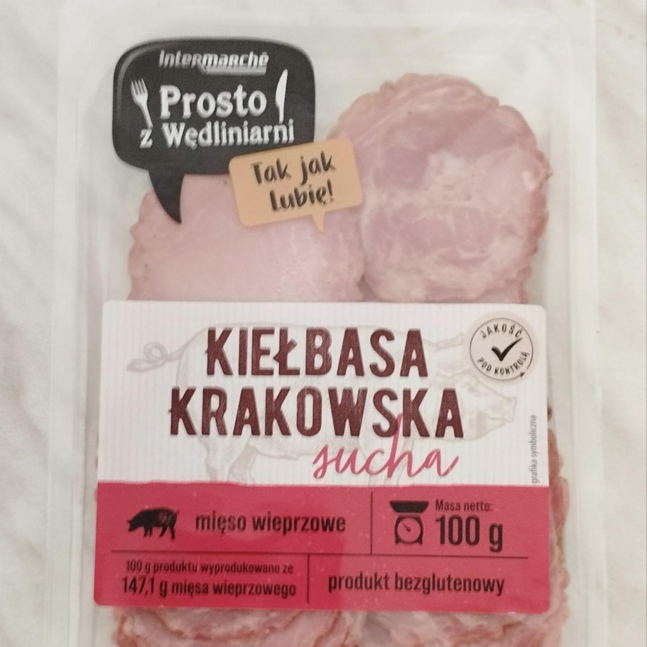 Zdjęcia - Kiełbasa Krakowska Sucha Intermarche