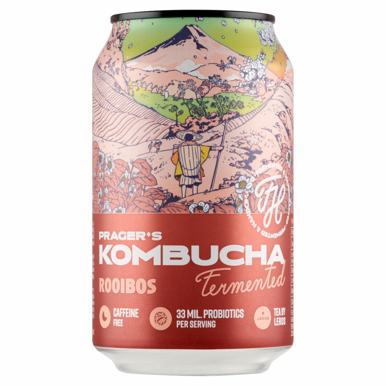 Zdjęcia - Prager's Rooibos Kombucha 330 ml