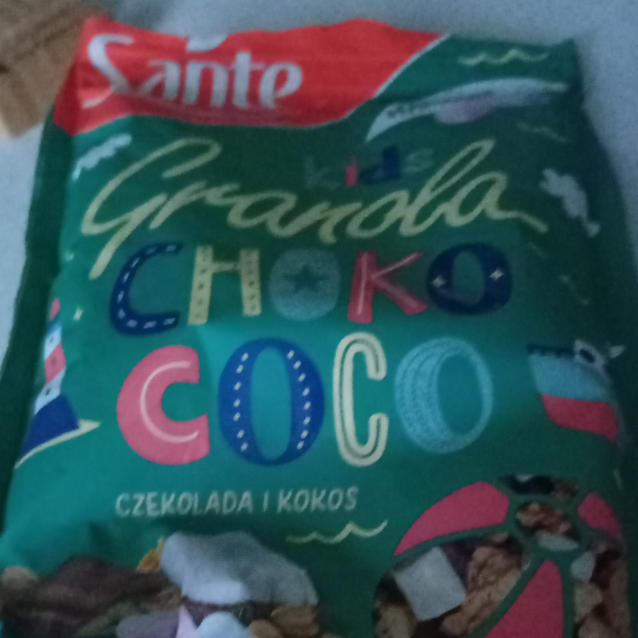 Zdjęcia - Granola kids choko coco czekolada kokos Sante