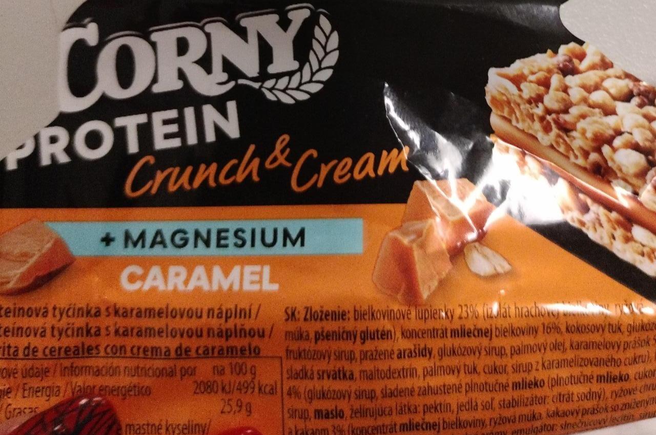 Zdjęcia - Protein caramel 30% + magnesium Corny