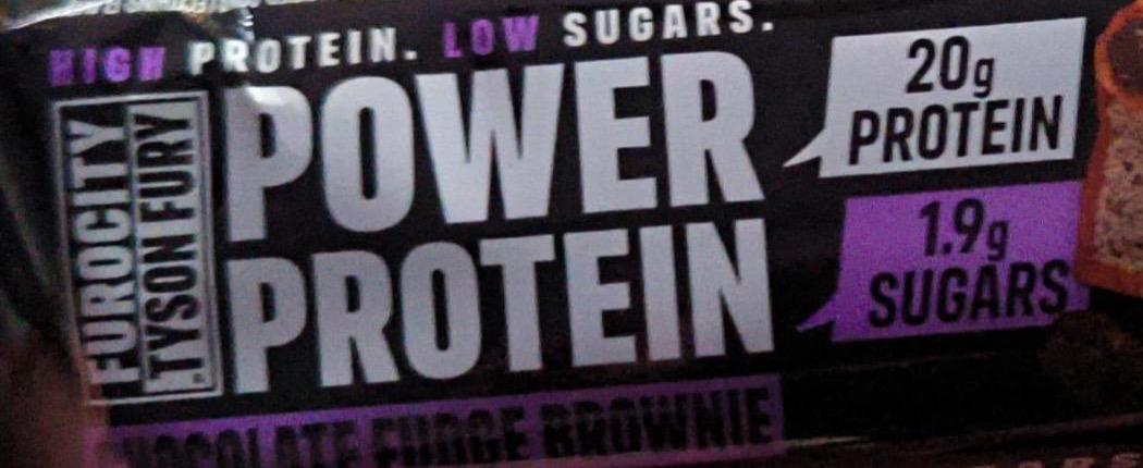 Zdjęcia - Power protein chocolate fudge brownie Furocity Tyson Fury