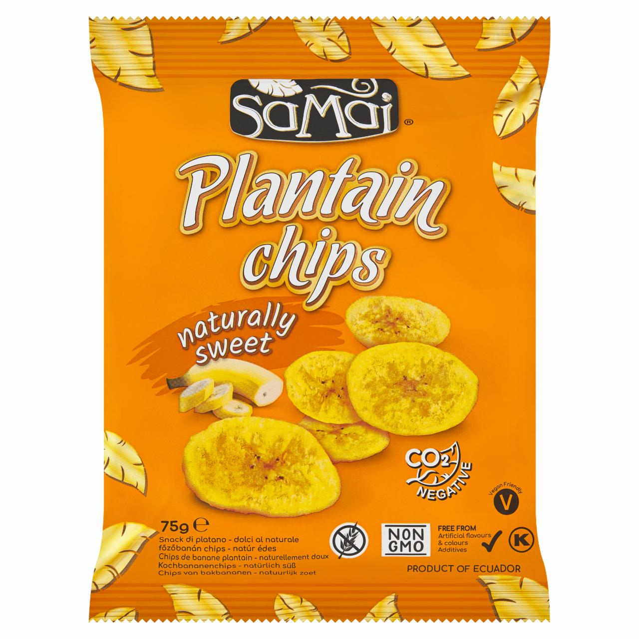 Zdjęcia - Samai Chipsy z dojrzałych bananów 75 g