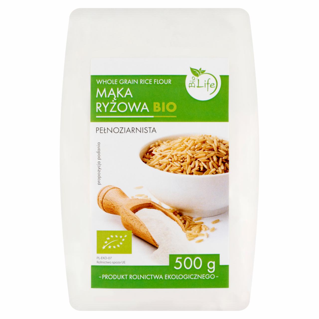 Zdjęcia - BioLife Mąka ryżowa bio pełnoziarnista 500 g