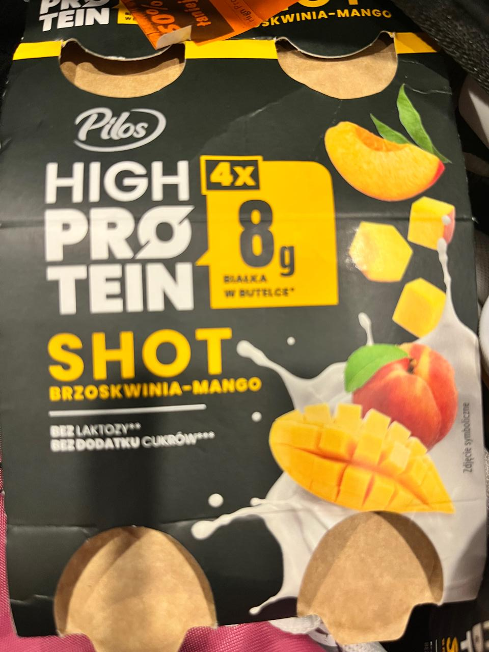 Zdjęcia - High protein shot brzoskwinia mango Pilos