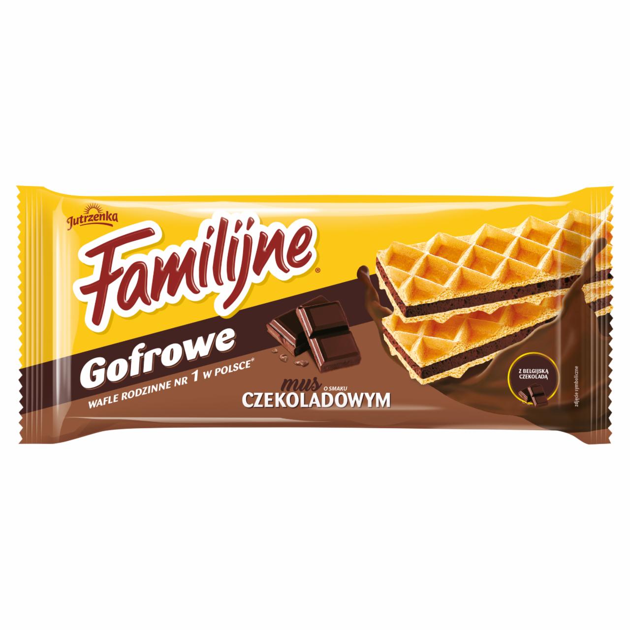 Zdjęcia - Familijne Gofrowe wafle z musem czekoladowym 130 g