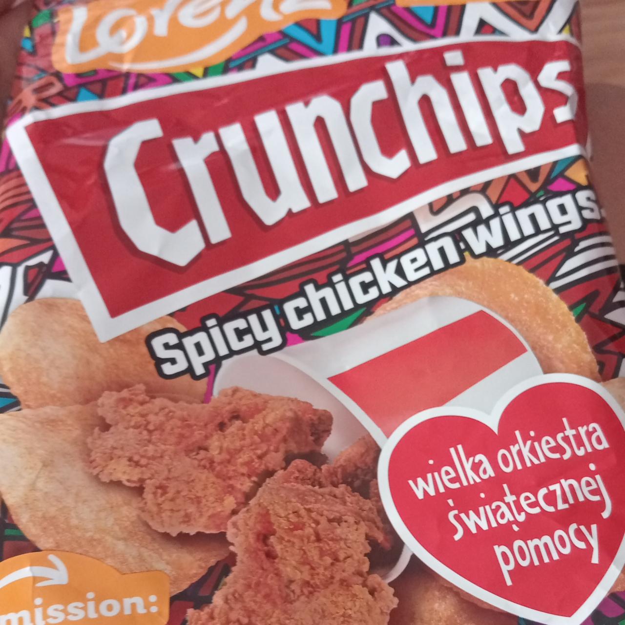 Zdjęcia - Spicy chicken wings Crunchips