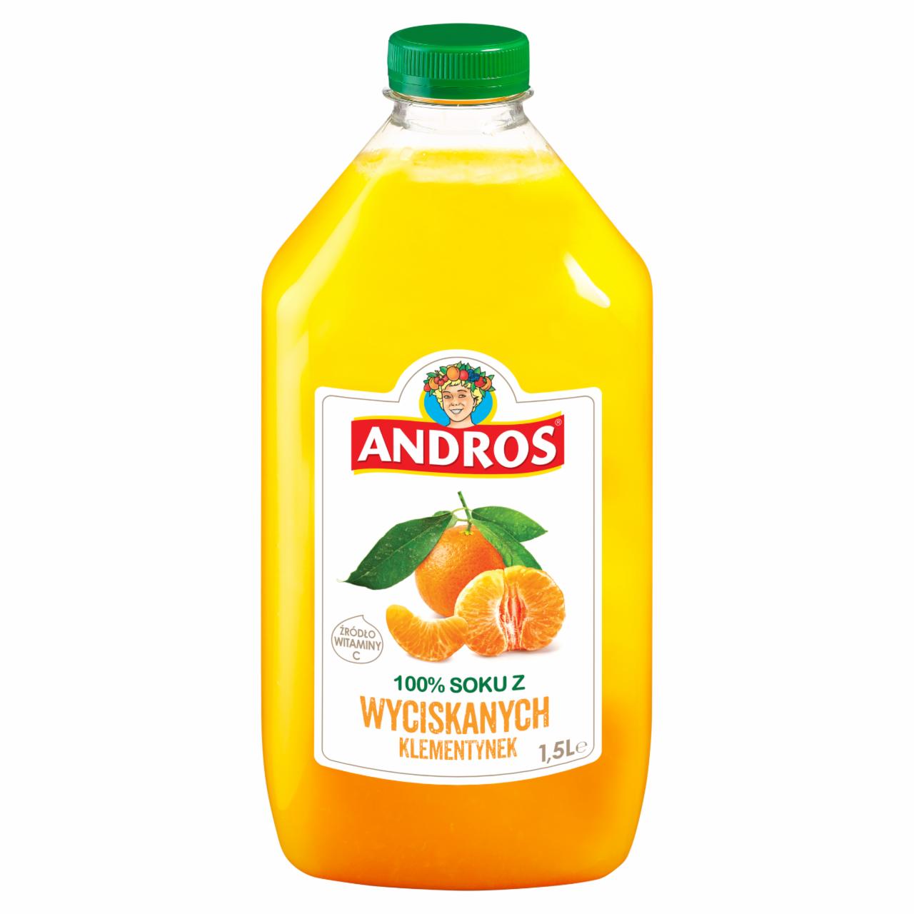 Zdjęcia - Andros 100 % soku z wyciskanych klementynek 1,5 l