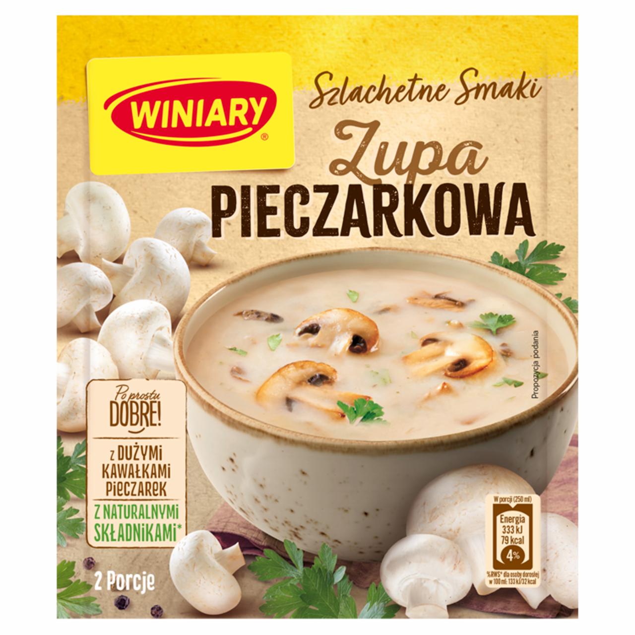 Zdjęcia - Winiary Szlachetne Smaki Zupa pieczarkowa 44 g