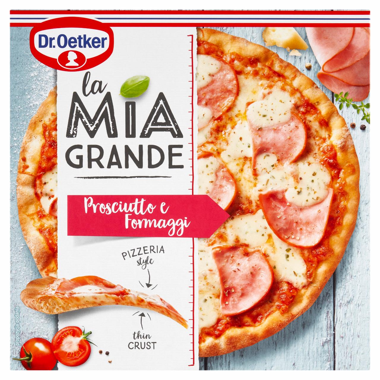 Zdjęcia - Dr. Oetker La Mia Grande Pizza Prosciutto e Formaggi 400 g