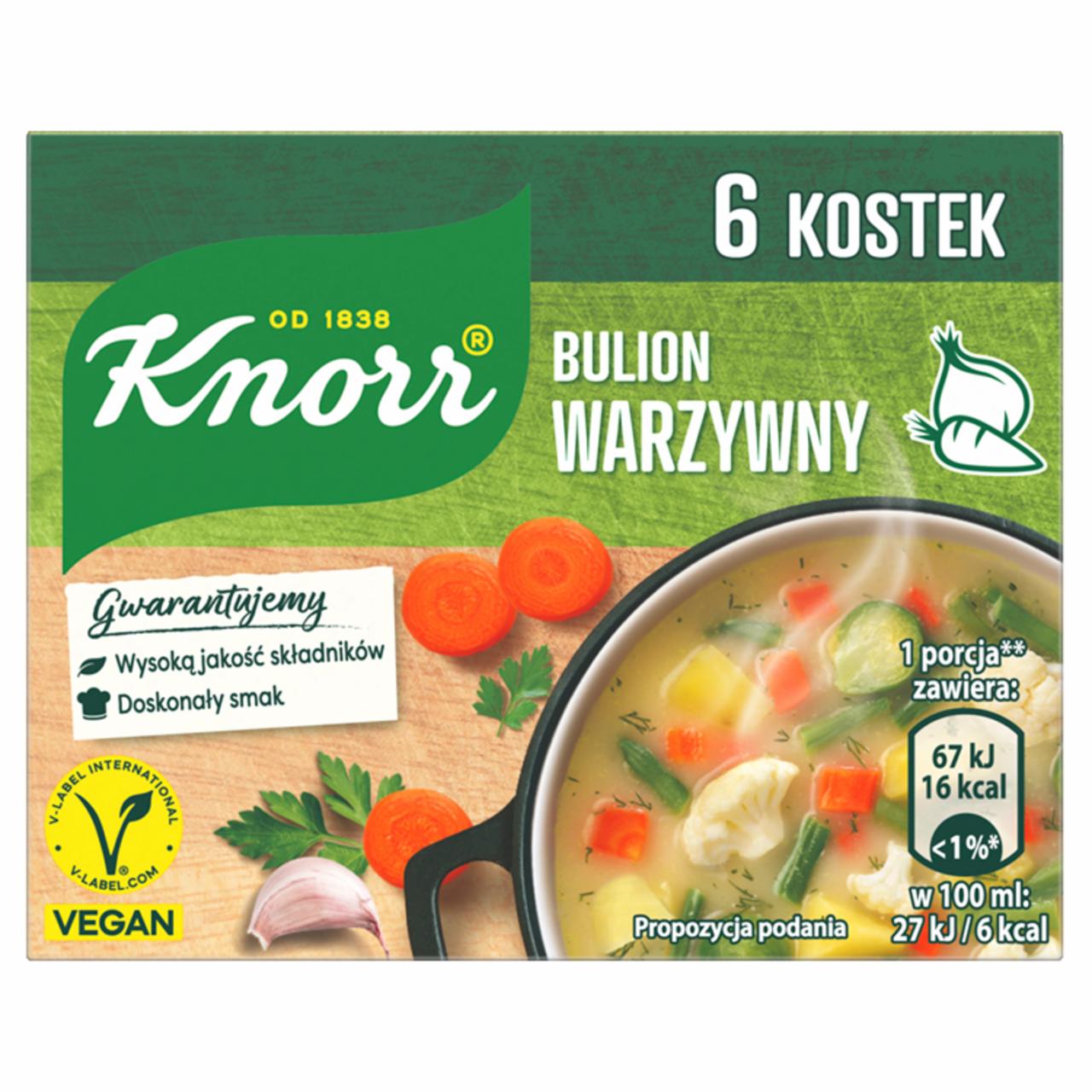 Zdjęcia - Knorr Bulion warzywny 60 g (6 x 10 g)