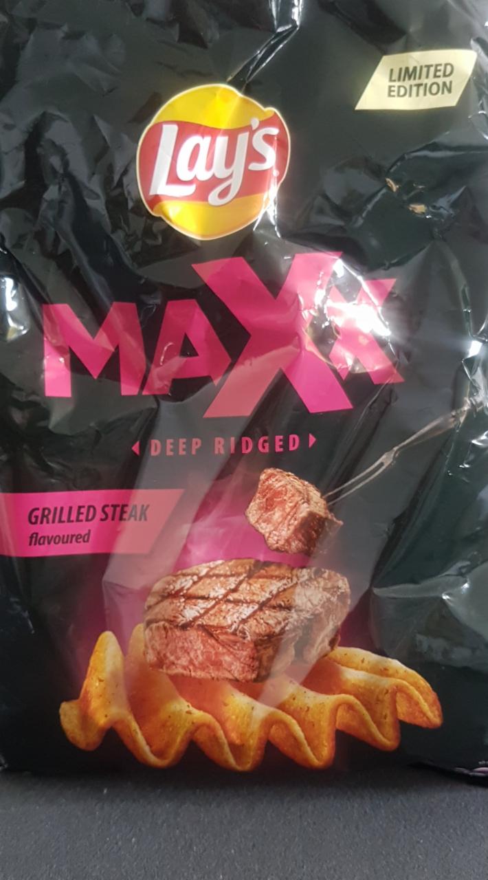 Zdjęcia - lays maxx grilled steak