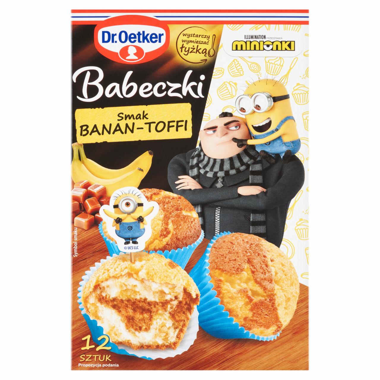 Zdjęcia - Dr. Oetker Babeczki smak banan-toffi 302 g