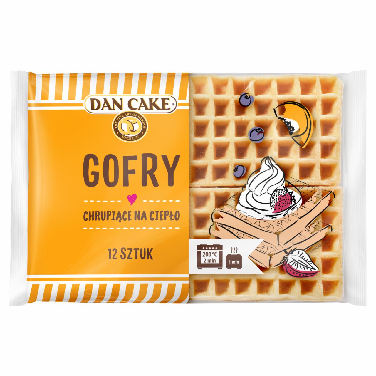 Zdjęcia - Dan Cake Gofry 250 g (12 sztuk)