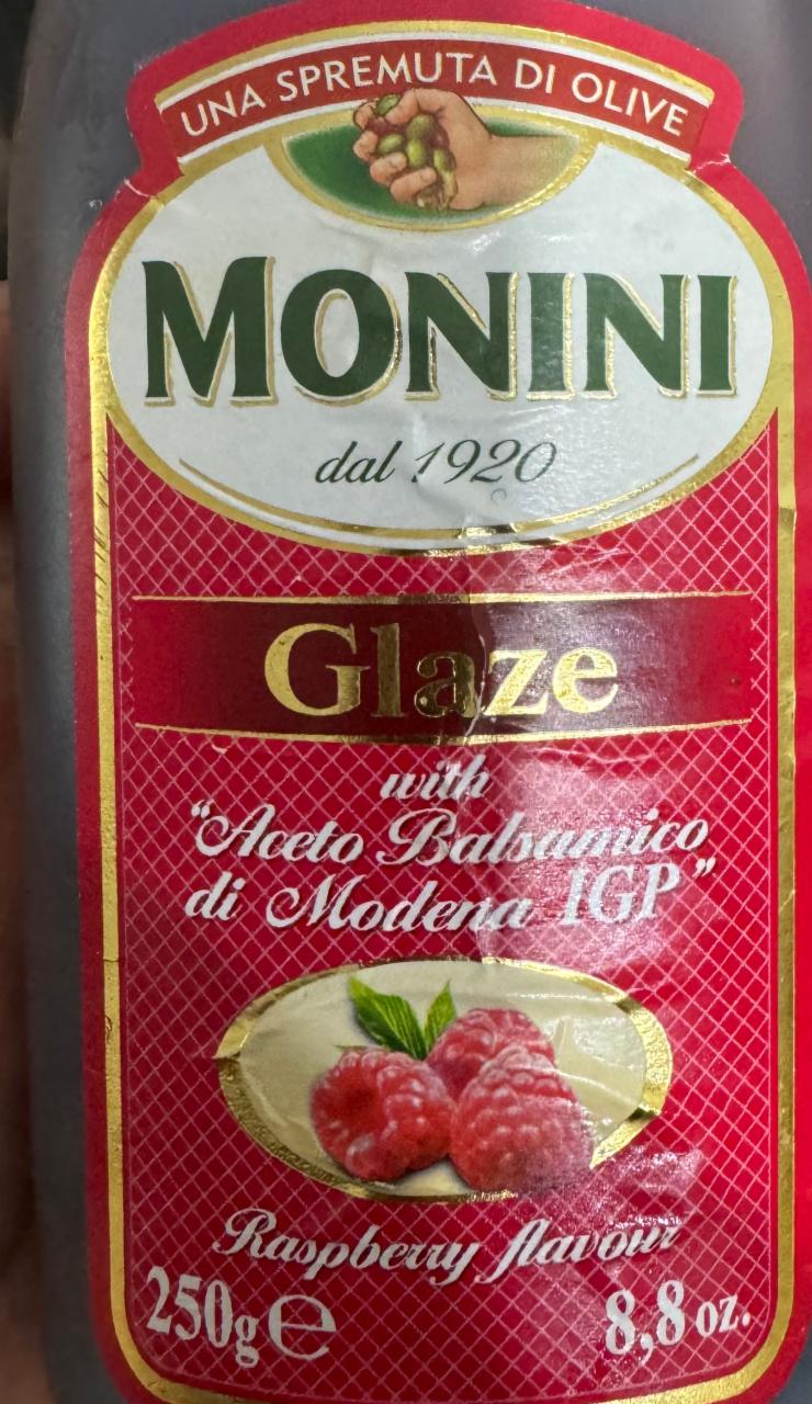 Zdjęcia - Monini Krem na bazie octu balsamicznego z Modeny o smaku malin 250 g