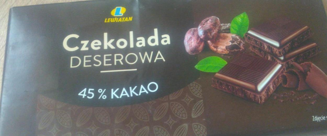 Zdjęcia - Czekolada deserowa 45% kakao Lewiatan