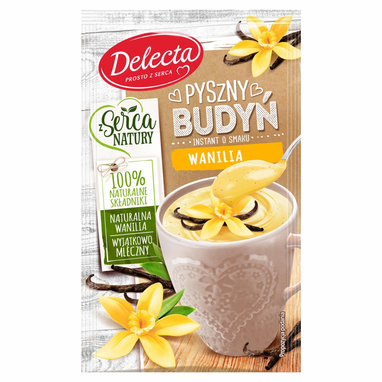 Zdjęcia - Delecta Z serca natury Pyszny budyń instant o smaku wanilia 40 g