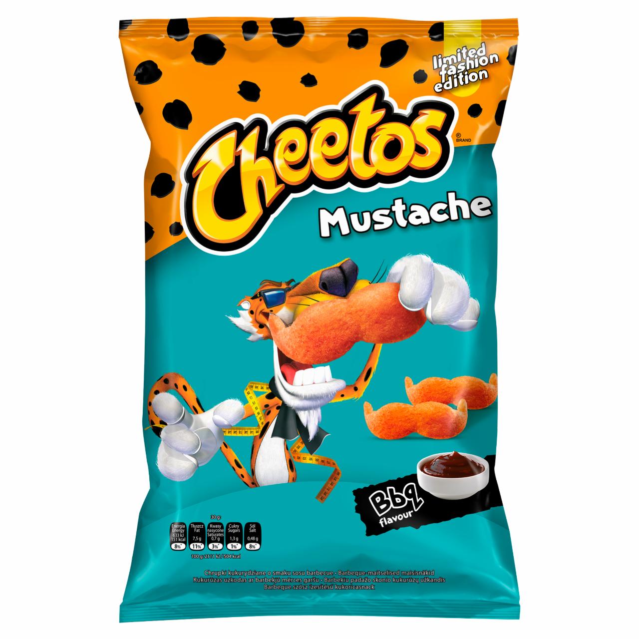 Zdjęcia - Cheetos Mustache Chrupki kukurydziane o smaku sosu barbecue 70 g