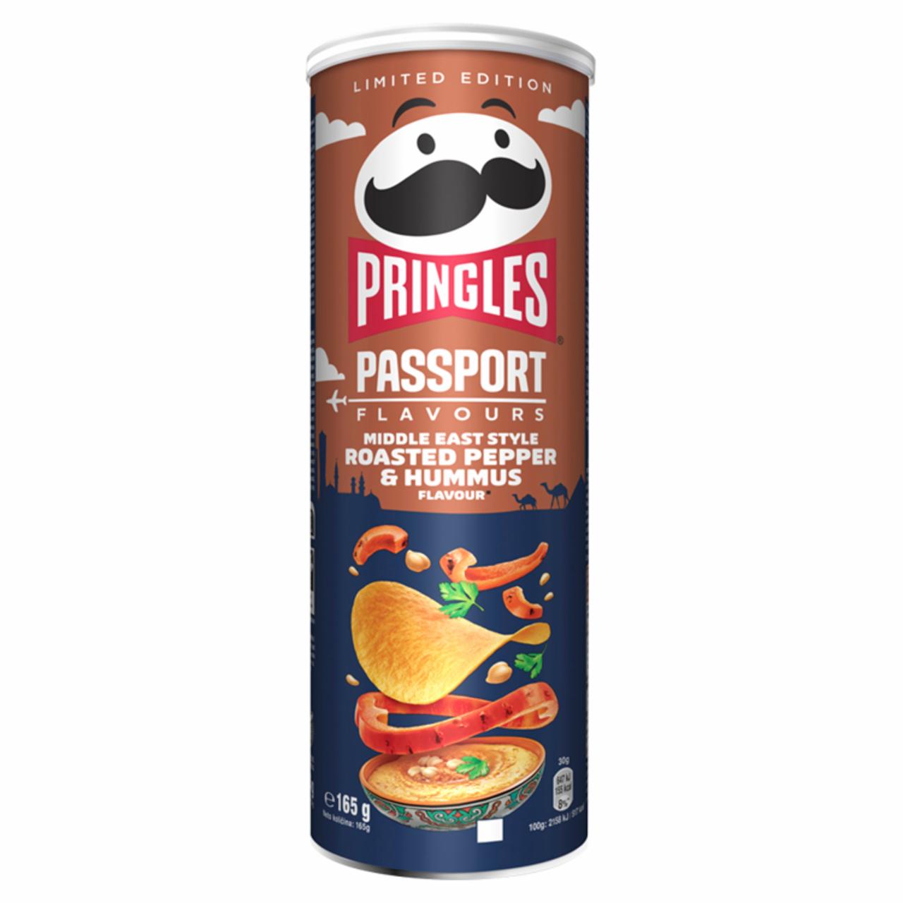 Zdjęcia - Pringles Passport Roasted Pepper & Hummus Przekąska 165 g