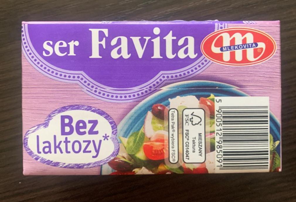 Zdjęcia - Mlekovita Favita Ser sałatkowo-kanapkowy bez laktozy 270 g