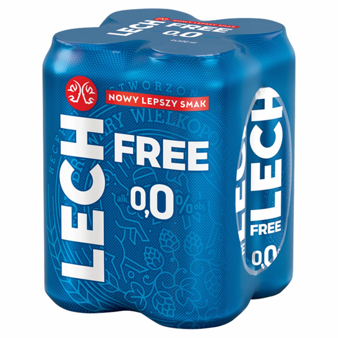 Zdjęcia - Lech Free Piwo bezalkoholowe 4 x 500 ml