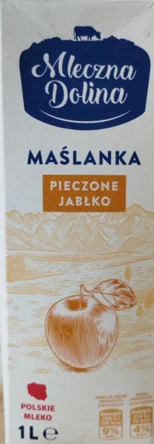 Zdjęcia - Maślanka pieczone jabłko Mleczna dolina