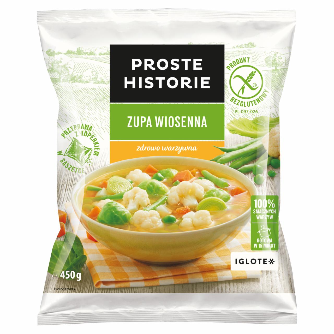 Zdjęcia - Proste Historie Zupa wiosenna 450 g