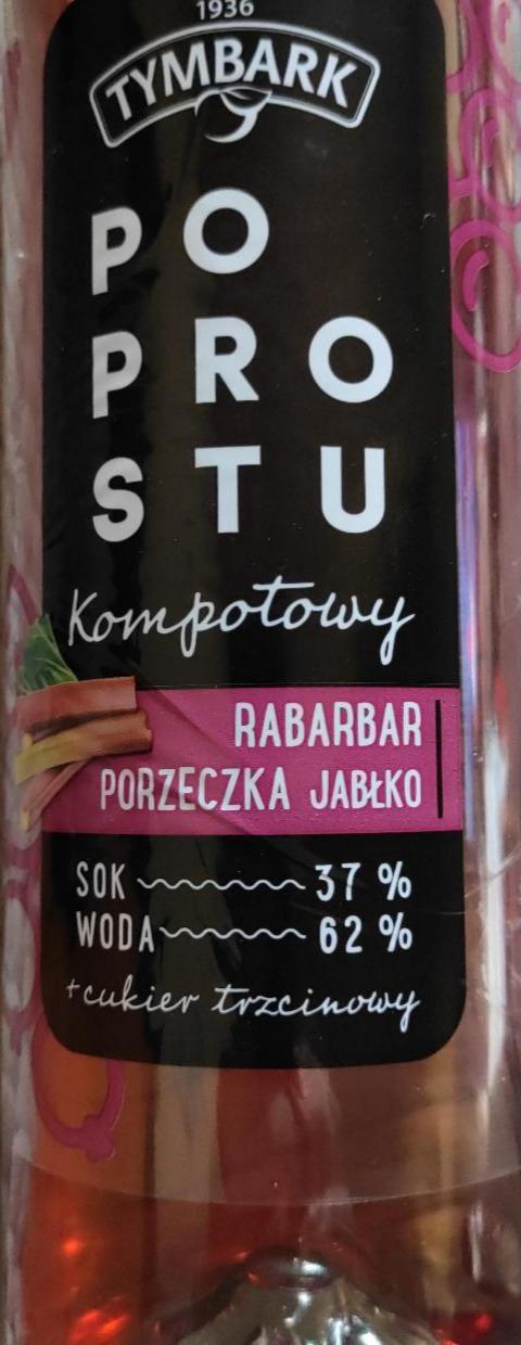 Zdjęcia - Napój kompotowy rabarbar porzeczka jabłko Tymbark