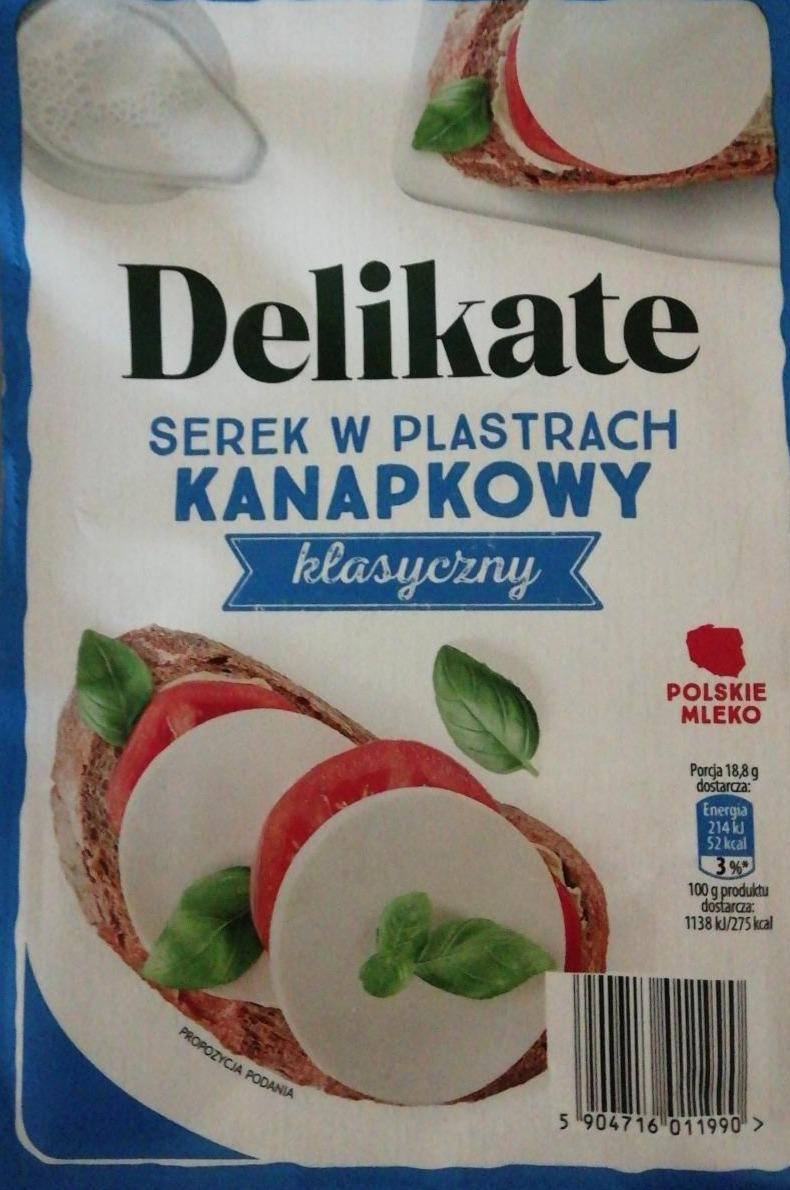 Zdjęcia - Serek w plastrach kanapkowy klasyczny delikate