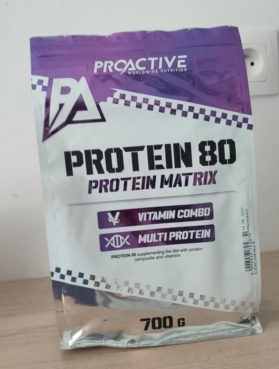 Zdjęcia - Białko Protein matrix smak kokosowy ProActive