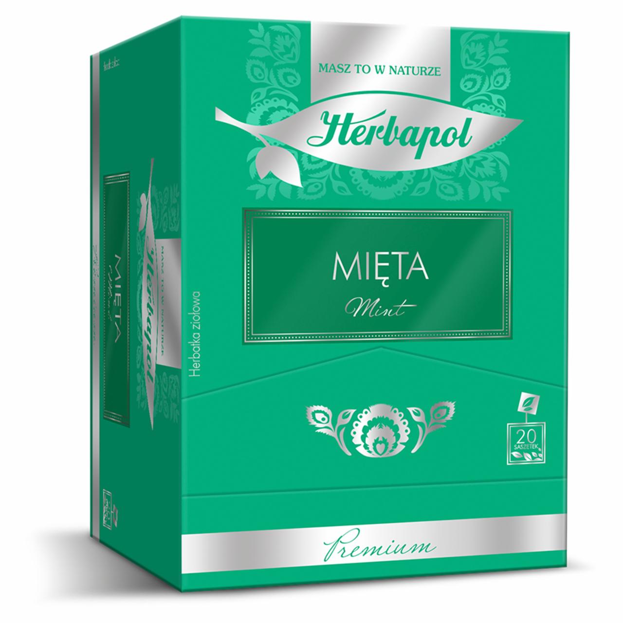 Zdjęcia - Herbapol Premium Herbatka ziołowa mięta 24 g (20 x 1,2 g)