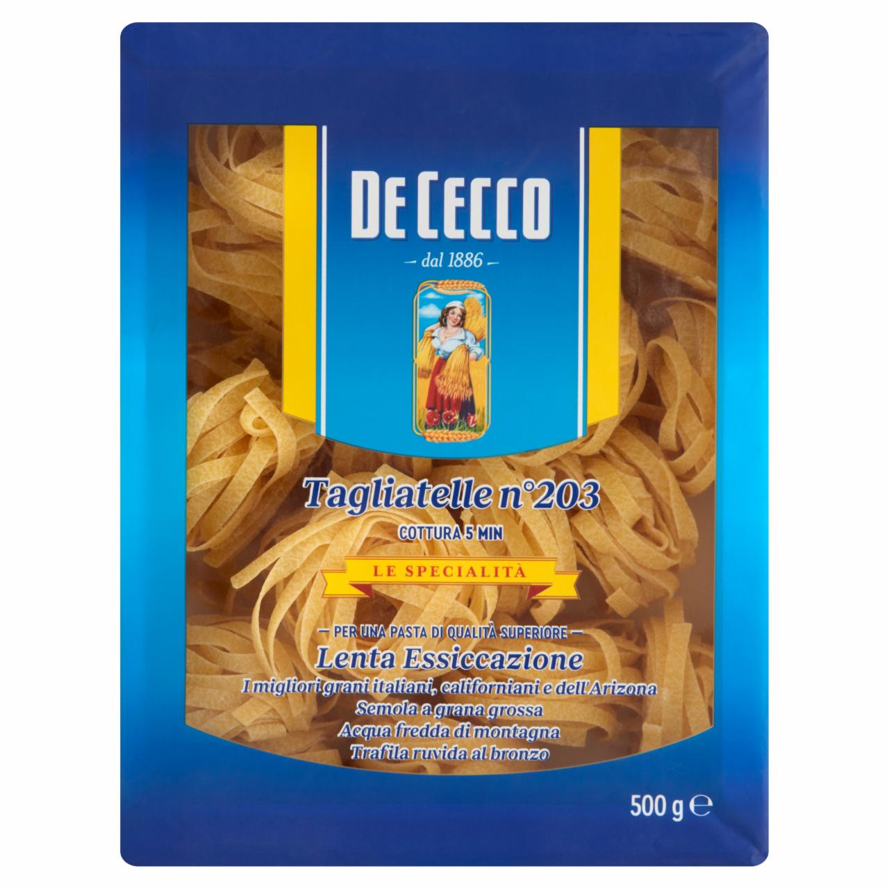 Zdjęcia - De Cecco Makaron z pszenicy durum wstążki 500 g